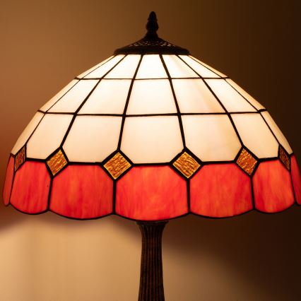 Brilagi - Tiffany vitražna stolna lampa SIENNA 2xE27/60W/230V
