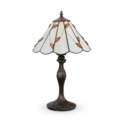 Brilagi - Tiffany vitražna stona lampa FOLIA 1xE27/60W/230V