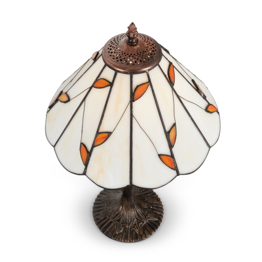 Brilagi - Tiffany vitražna stona lampa FOLIA 1xE27/60W/230V