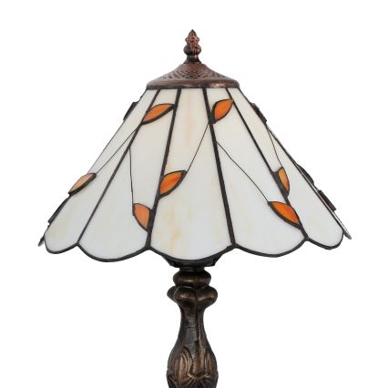 Brilagi - Tiffany vitražna stona lampa FOLIA 1xE27/60W/230V