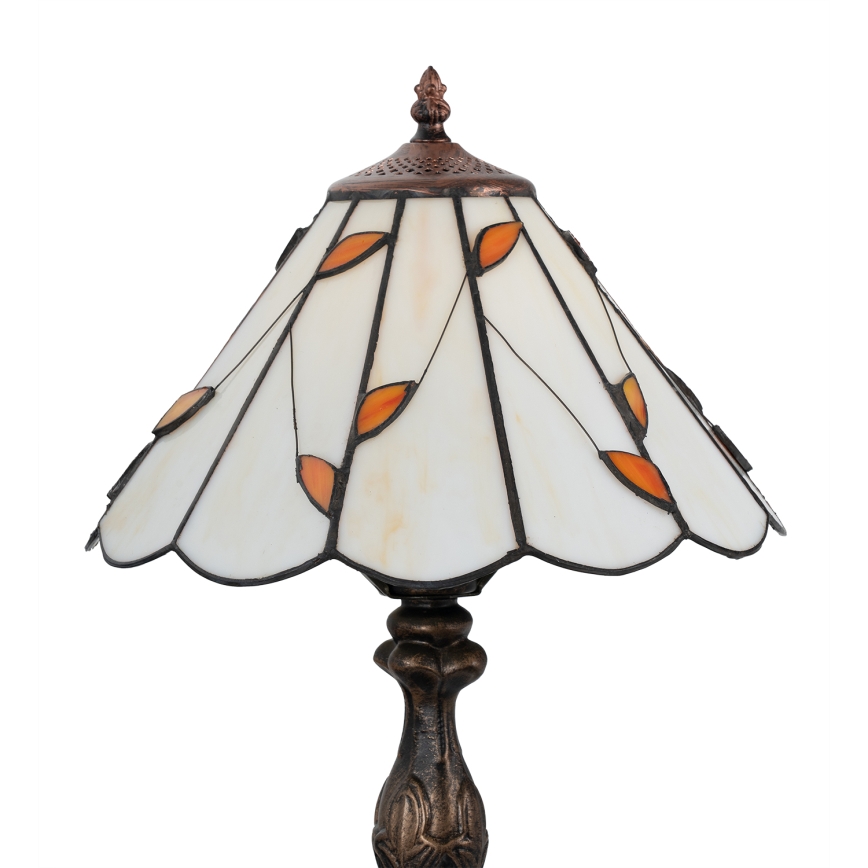 Brilagi - Tiffany vitražna stona lampa FOLIA 1xE27/60W/230V