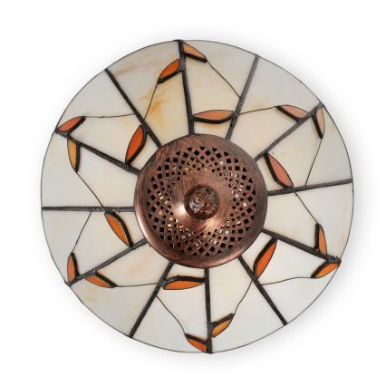 Brilagi - Tiffany vitražna stona lampa FOLIA 1xE27/60W/230V