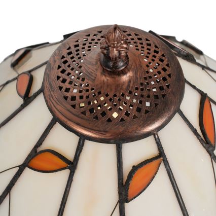 Brilagi - Tiffany vitražna stona lampa FOLIA 1xE27/60W/230V