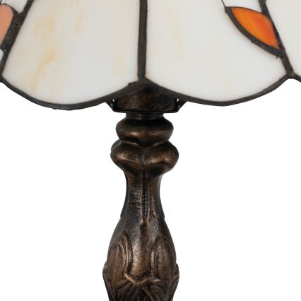 Brilagi - Tiffany vitražna stona lampa FOLIA 1xE27/60W/230V
