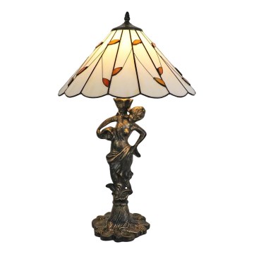 Brilagi - Tiffany vitražna stona lampa FOLIA 1xE27/60W/230V