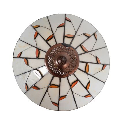 Brilagi - Tiffany vitražna stona lampa FOLIA 1xE27/60W/230V