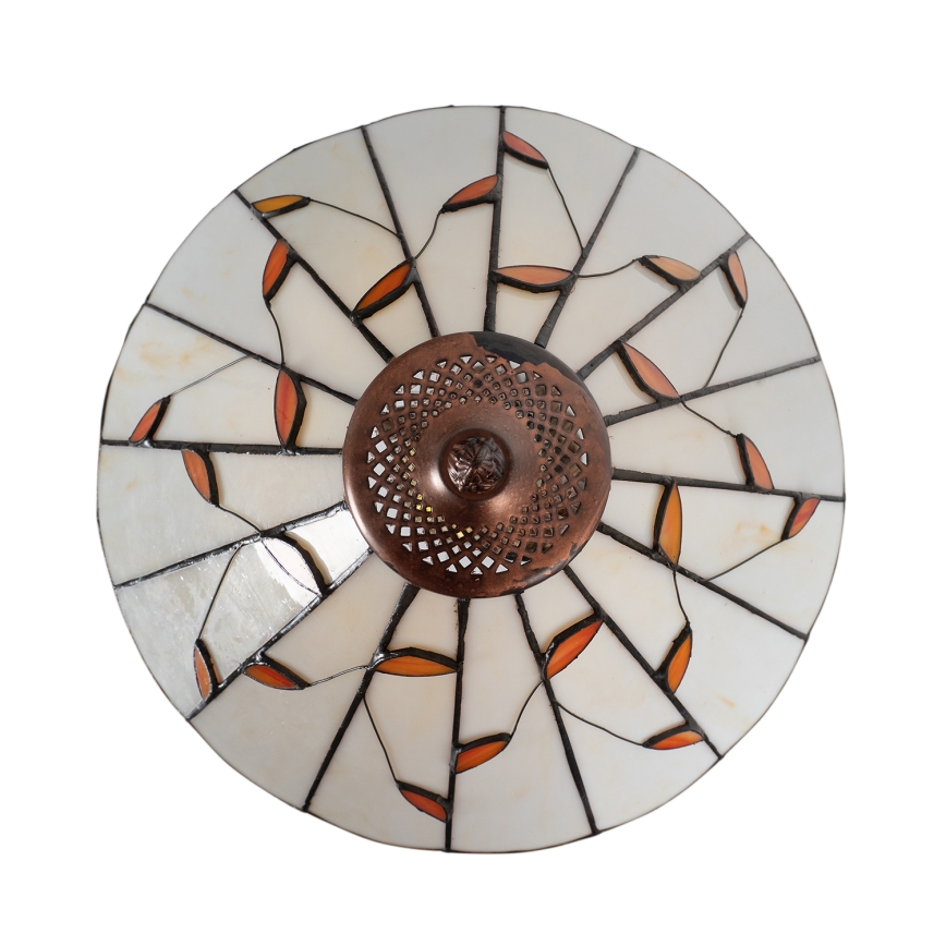 Brilagi - Tiffany vitražna stona lampa FOLIA 1xE27/60W/230V