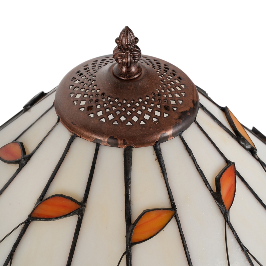 Brilagi - Tiffany vitražna stona lampa FOLIA 1xE27/60W/230V