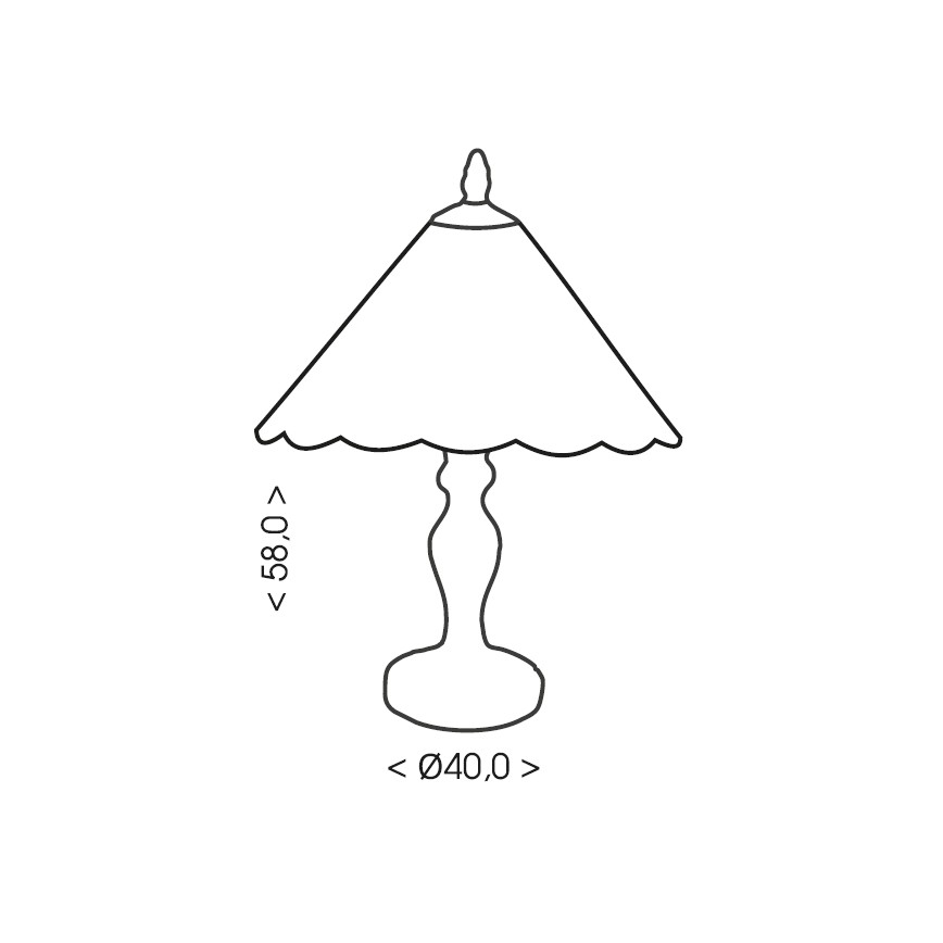 Brilagi - Tiffany vitražna stona lampa FOLIA 2xE27/60W/230V