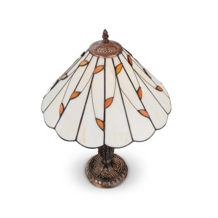 Brilagi - Tiffany vitražna stona lampa FOLIA 2xE27/60W/230V