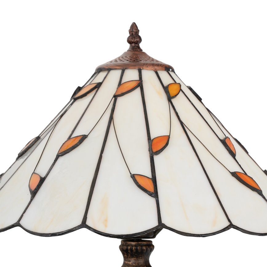 Brilagi - Tiffany vitražna stona lampa FOLIA 2xE27/60W/230V