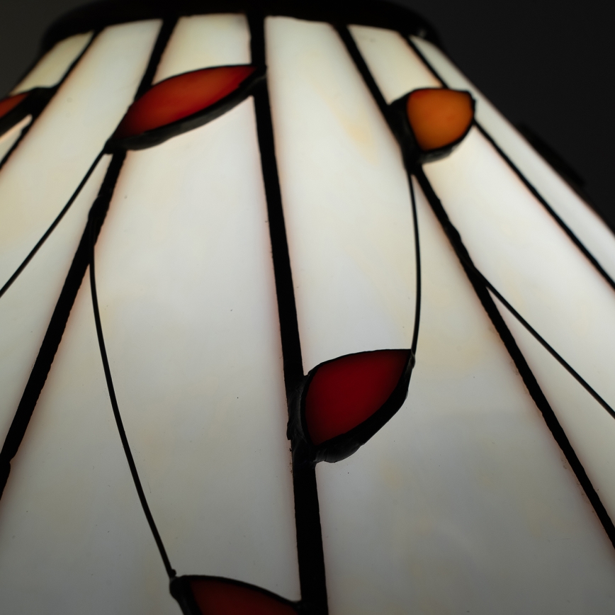 Brilagi - Tiffany vitražna stona lampa FOLIA 2xE27/60W/230V