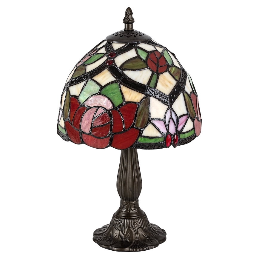 Brilagi - Tiffany vitražna stona lampa GARLAN 1xE14/40W/230V