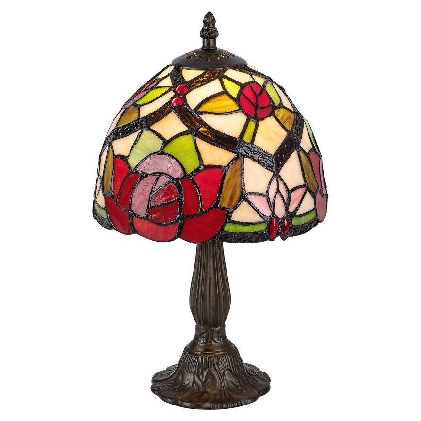 Brilagi - Tiffany vitražna stona lampa GARLAN 1xE14/40W/230V
