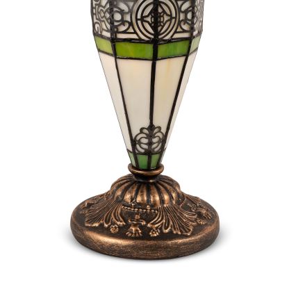 Brilagi - Tiffany vitražna stona lampa JUNGLE 1xE27/60W/230V + 1xE14/40W