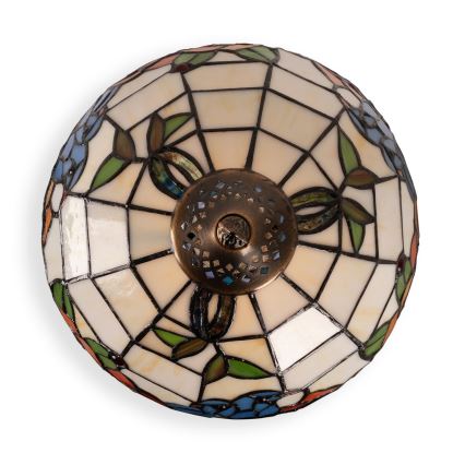 Brilagi - Tiffany vitražna stona lampa JUNGLE 1xE27/60W/230V + 1xE14/40W