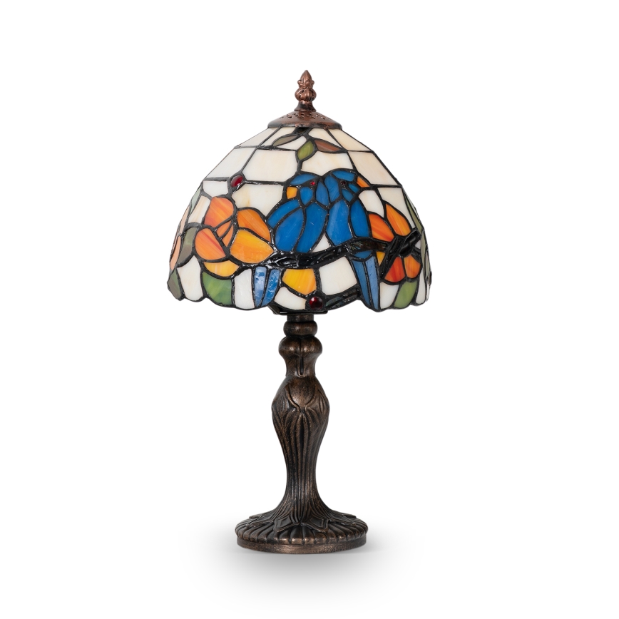 Brilagi - Tiffany vitražna stona lampa JUNGLE 1xE27/60W/230V