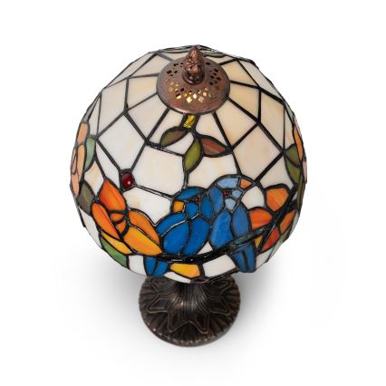 Brilagi - Tiffany vitražna stona lampa JUNGLE 1xE27/60W/230V