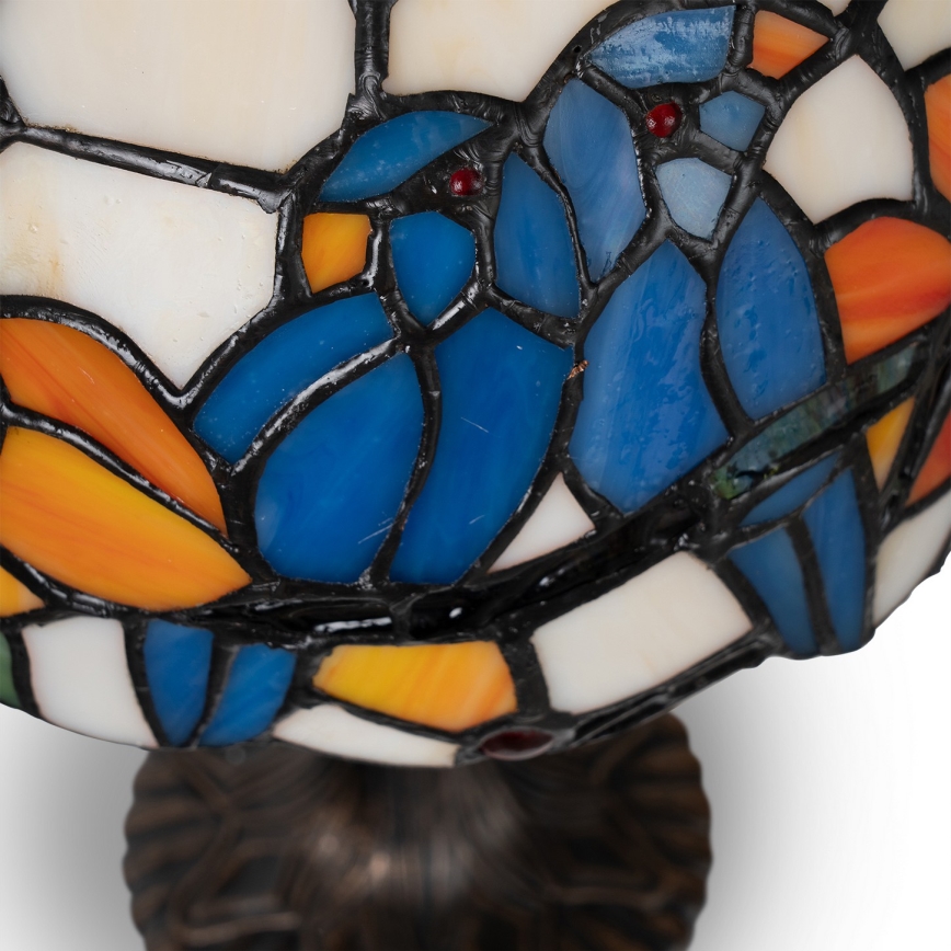 Brilagi - Tiffany vitražna stona lampa JUNGLE 1xE27/60W/230V