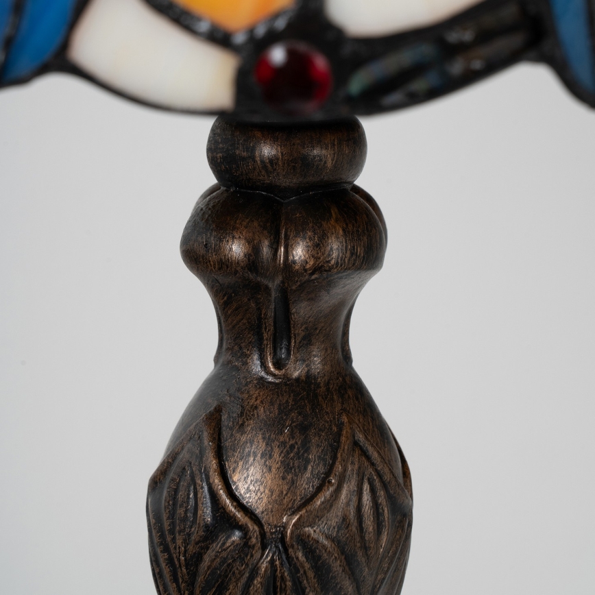 Brilagi - Tiffany vitražna stona lampa JUNGLE 1xE27/60W/230V