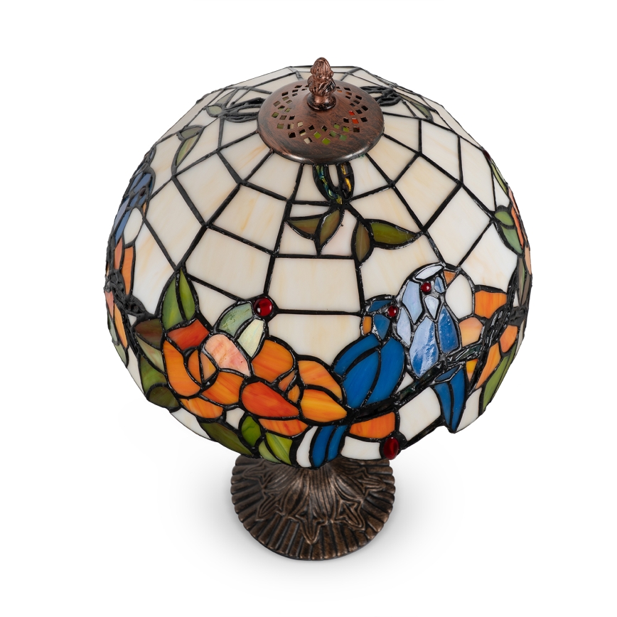 Brilagi - Tiffany vitražna stona lampa JUNGLE 1xE27/60W/230V