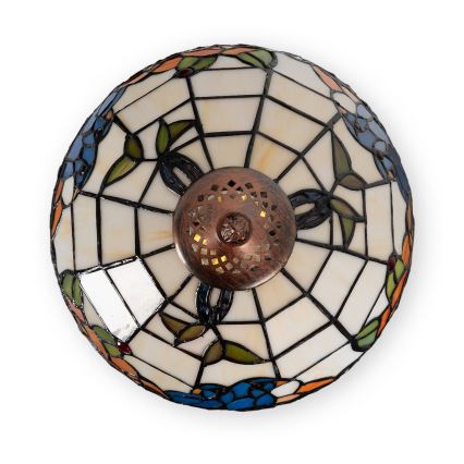 Brilagi - Tiffany vitražna stona lampa JUNGLE 1xE27/60W/230V