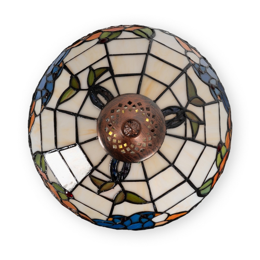 Brilagi - Tiffany vitražna stona lampa JUNGLE 1xE27/60W/230V