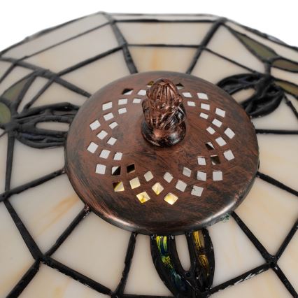 Brilagi - Tiffany vitražna stona lampa JUNGLE 1xE27/60W/230V