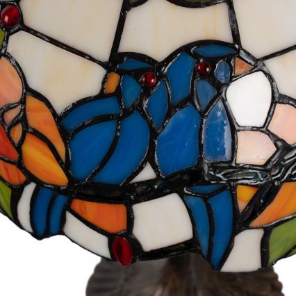 Brilagi - Tiffany vitražna stona lampa JUNGLE 1xE27/60W/230V
