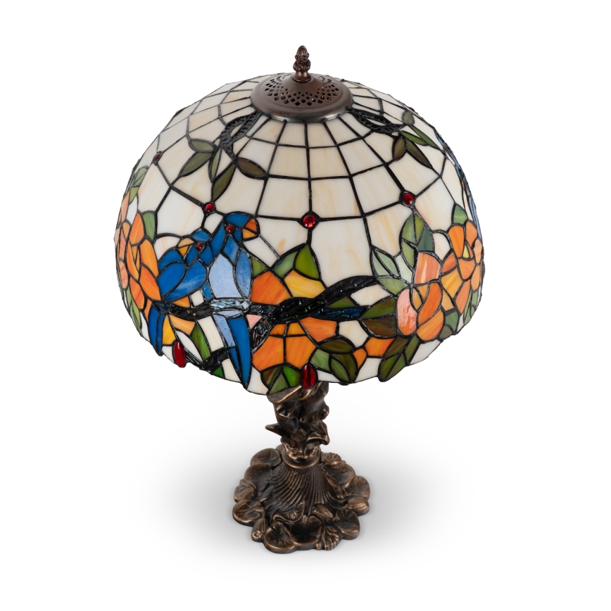 Brilagi - Tiffany vitražna stona lampa JUNGLE 1xE27/60W/230V