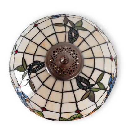 Brilagi - Tiffany vitražna stona lampa JUNGLE 1xE27/60W/230V