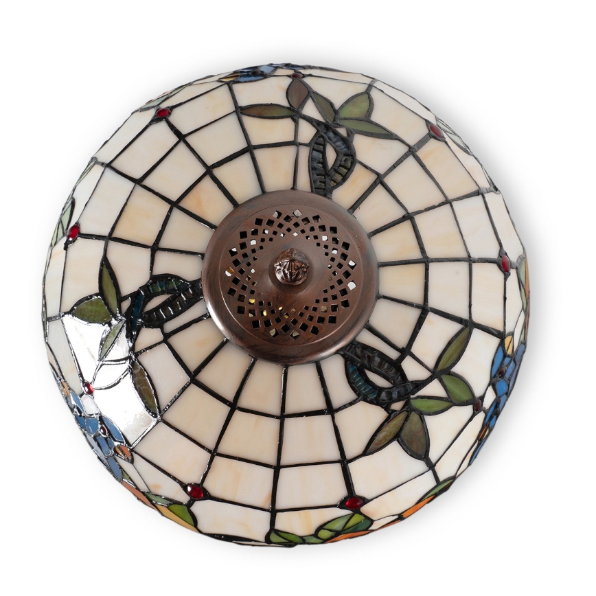 Brilagi - Tiffany vitražna stona lampa JUNGLE 1xE27/60W/230V