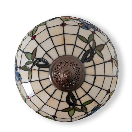 Brilagi - Tiffany vitražna stona lampa JUNGLE 2xE27/60W/230V