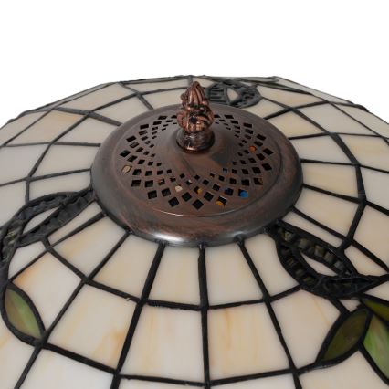 Brilagi - Tiffany vitražna stona lampa JUNGLE 2xE27/60W/230V