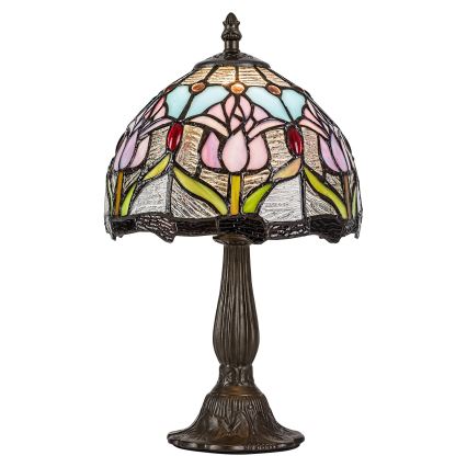 Brilagi - Tiffany vitražna stona lampa LORAS 1xE14/40W/230V