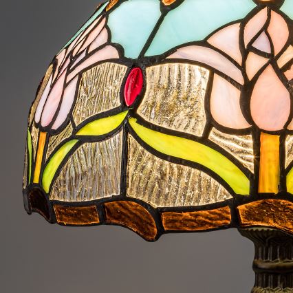 Brilagi - Tiffany vitražna stona lampa LORAS 1xE27/40W/230V