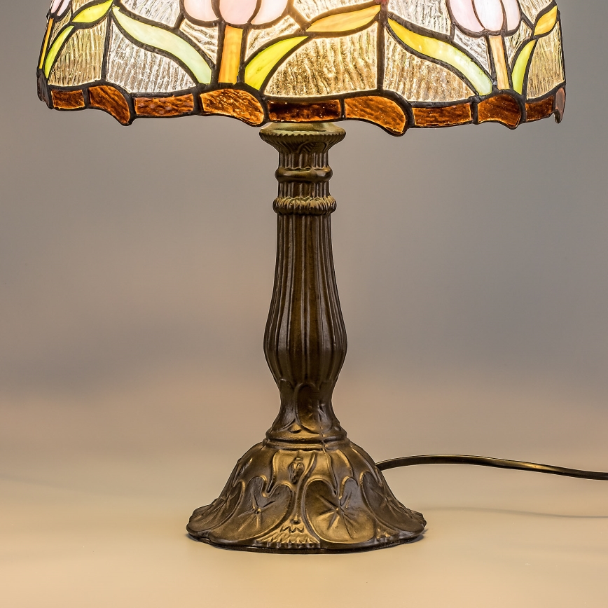 Brilagi - Tiffany vitražna stona lampa LORAS 1xE27/40W/230V