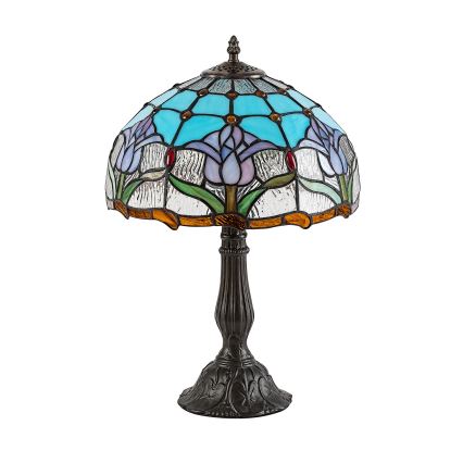 Brilagi - Tiffany vitražna stona lampa LORAS 1xE27/40W/230V