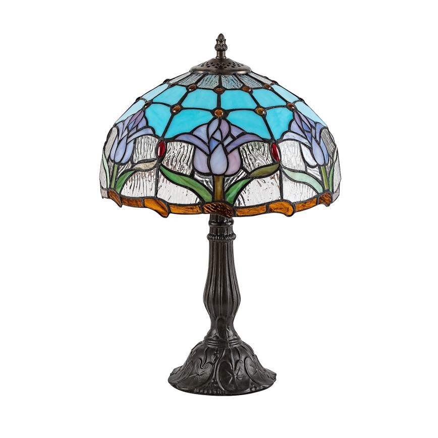 Brilagi - Tiffany vitražna stona lampa LORAS 1xE27/40W/230V