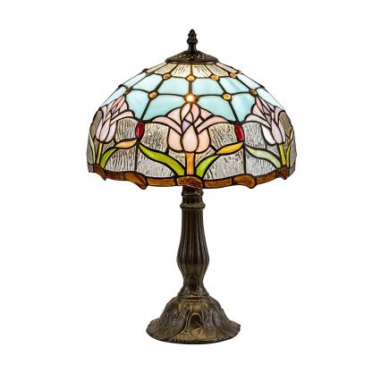 Brilagi - Tiffany vitražna stona lampa LORAS 1xE27/40W/230V