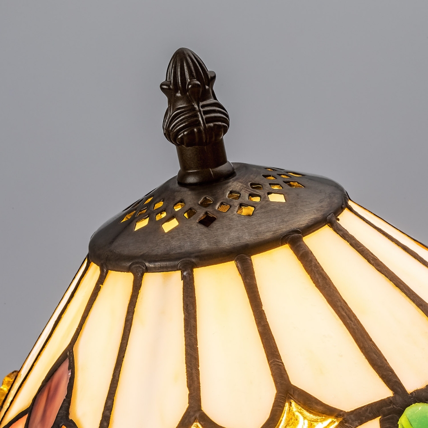 Brilagi - Tiffany vitražna stona lampa LUISA 1xE14/40W/230V