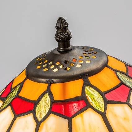 Brilagi - Tiffany vitražna stona lampa LUISA 1xE27/40W/230V