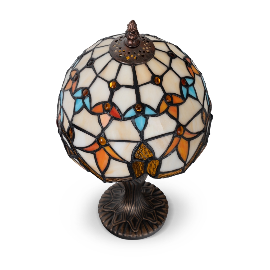 Brilagi - Tiffany vitražna stona lampa MIRABELLA 1xE27/60W/230V