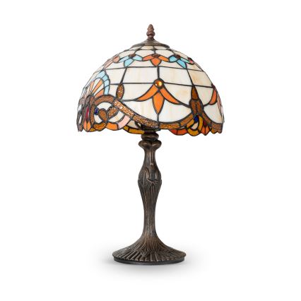 Brilagi - Tiffany vitražna stona lampa MIRABELLA 1xE27/60W/230V