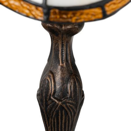 Brilagi - Tiffany vitražna stona lampa MIRABELLA 1xE27/60W/230V