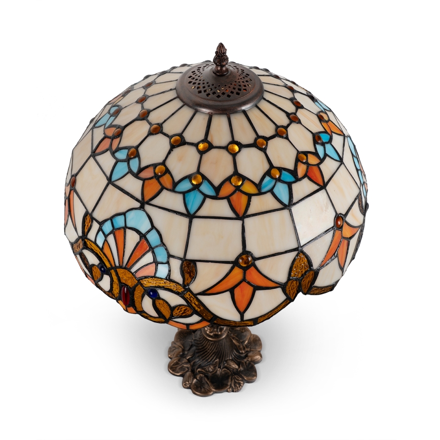 Brilagi - Tiffany vitražna stona lampa MIRABELLA 1xE27/60W/230V