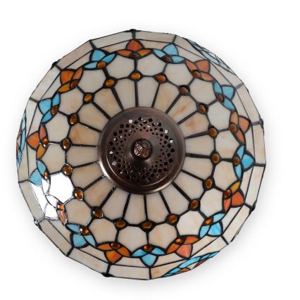 Brilagi - Tiffany vitražna stona lampa MIRABELLA 2xE27/60W/230V