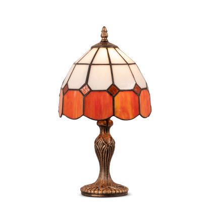Brilagi - Tiffany vitražna stona lampa SIENNA 1xE27/60W/230V