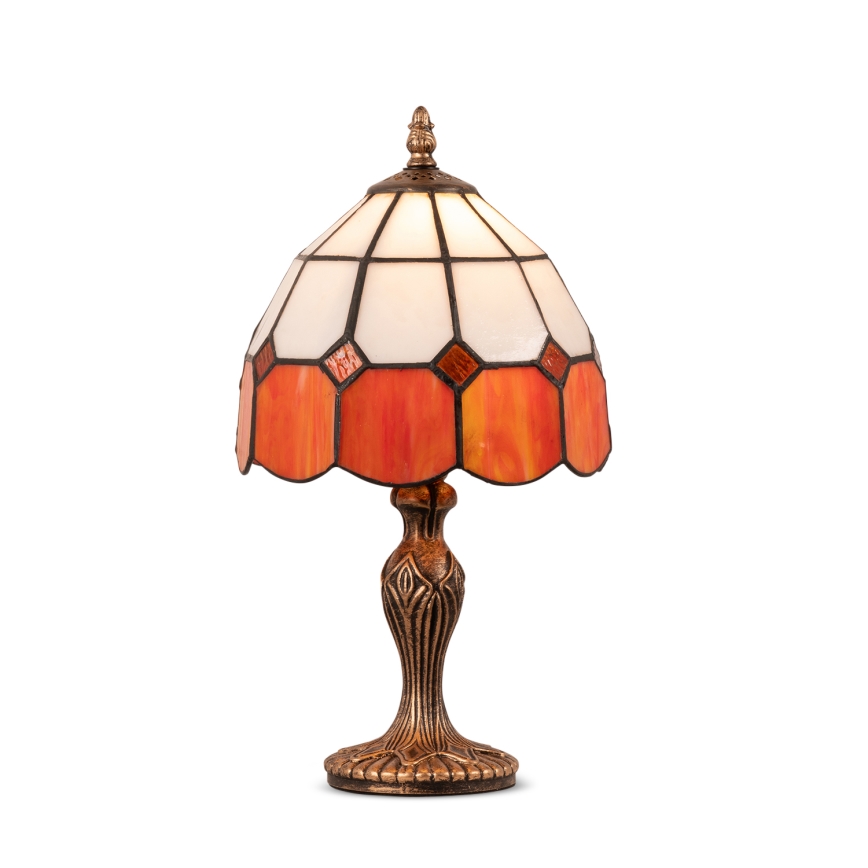 Brilagi - Tiffany vitražna stona lampa SIENNA 1xE27/60W/230V
