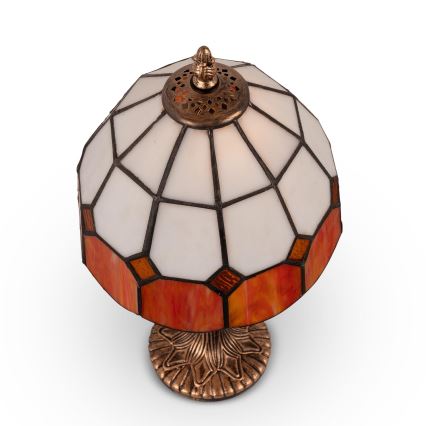Brilagi - Tiffany vitražna stona lampa SIENNA 1xE27/60W/230V